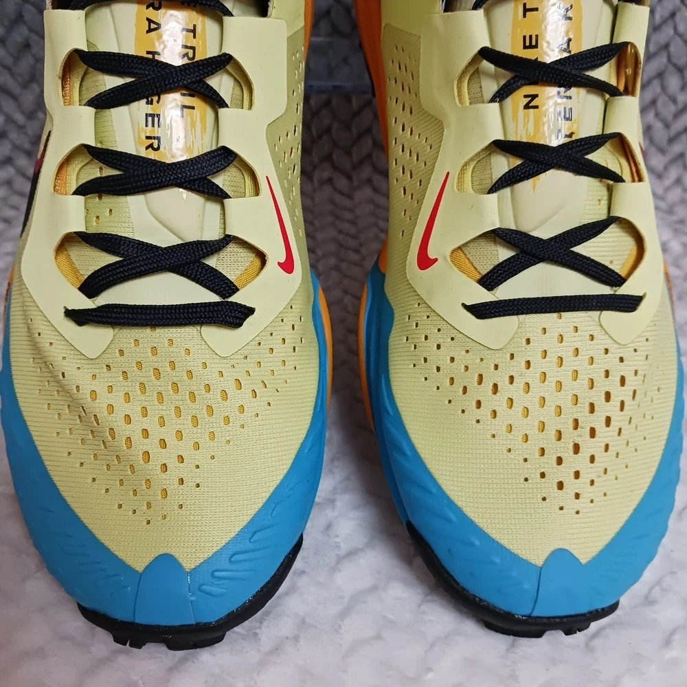 Nike Air Zoom Terra Kiger 7 Limelight Laser Blue Men's Trail Running Shoes Sz 8
